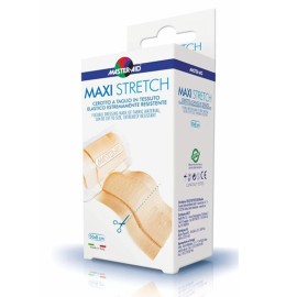 MASTER AID Maxi Stretch, Αυτοκόλλητα Ρολά Συνεχούς Γάζας 50cm x 8cm