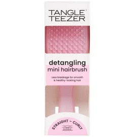 TANGLE TEEZER Detangling Mini Hairbrush, Straigth- Curly, Millennial Pink , Μικρή Βούρτσα Ξεμπερδέματος Μαλλιών - 1τεμ