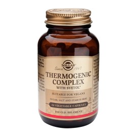 SOLGAR Thermogenic Complex, Συμπλήρωμα Διατροφής για Έλεγχο του Σωματικού Βάρους - 60veg. caps