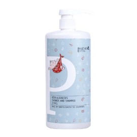 PANTHENOL EXTRA Kids & Babies 2in1 Shower & Shampoo Cleanser, Ενυδατικό Αφρόλουτρο & Σαμπουάν για Παιδιά & Βρέφη -1lt