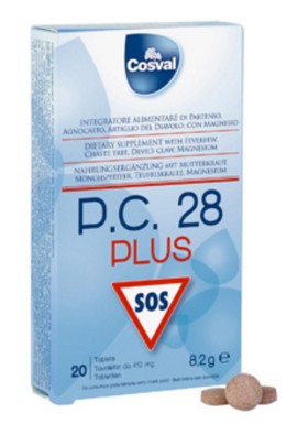 COSVAL P.C. 28 Plus, Φυτικό Παυσίπονο - 20tabs