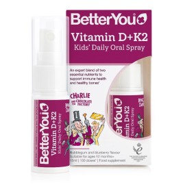 BETTER YOU Vitamin D+K2 Kids Daily Oral Spray, Βιταμίνες D & Κ2 για Παιδιά σε Σπρέι - 15ml