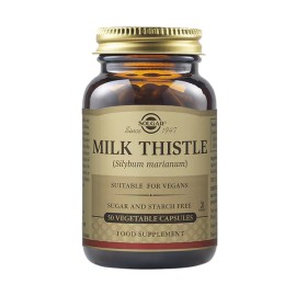 SOLGAR Milk Thistle, Συμπλήρωμα Διατροφής με Γαϊδουράγκαθο - 50veg.caps