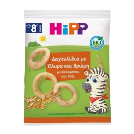 HIPP Βio Δαχτυλίδια με Όλυρα & Βρώμη για 8m+ -30g