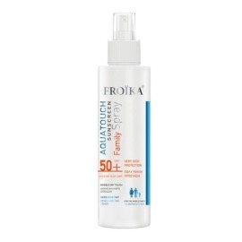FROIKA Aquatouch Fluid SPF50+ Spray, Αντηλιακό Σώματος για Όλη την Οικογένεια -250ml