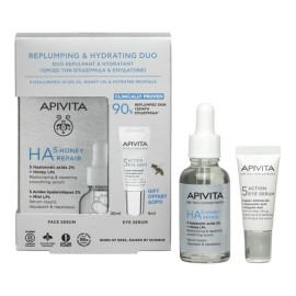 APIVITA Promo Replumping & Hydration Duo με HA5 Honey Repair, Serum Επανόρθωσης Προσώπου -30ml & ΔΩΡΟ 5 Action Eye Serum, Ορός Ματιών -5ml, 1σετ