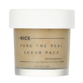 THANK YOU FARMER Rice Pure The Real Scrub Pack & Μάσκα Προσώπου -100ml