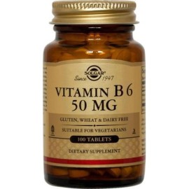 SOLGAR Vitamin B6 50mg 100 tabs