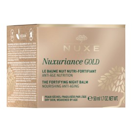 NUXE Nuxuriance Gold The Fortifying Night Balm, Βάλσαμο Νύχτας για Θρέψη & Ενδυνάμωση  της Ξηρής Επιδερμίδας - 50ml