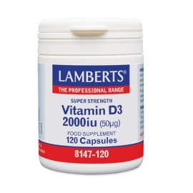 LAMBERTS Vitamin D3 2000iu 50μg - 120caps