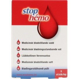 STOP HEMO Αιμοστατικό Αποστειρωμένο Επίθεμα - 5τεμ