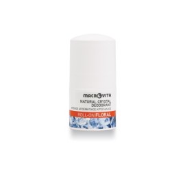 MACROVITA Natural Crystal Deodorant Roll On, Floral, Φυσικός Αποσμητικός Κρύσταλλος - 50ml