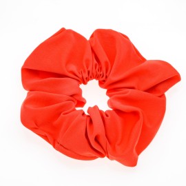 NOVITA Γυναικείο Oversize Scrunchie Μαλλιών, Κόκκινο -1τεμ