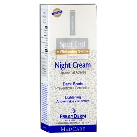 FREZYDERM Spot End Night Cream, Κρέμα Νύχτας για Δερματικές Κηλίδες - 50ml