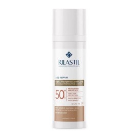 RILASTIL Age Repair Anti-Age Protective Cream SPF50+, Αντιρυτιδική Προστατευτική Κρέμα Προσώπου με Χρώμα SPF50+ 40ml