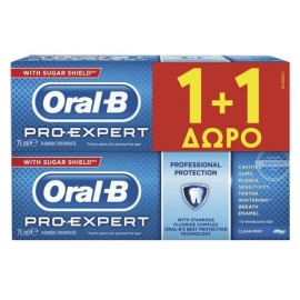 ORAL B Pro-Expert Οδοντόκρεμα - 75ml 1+1 Δώρο