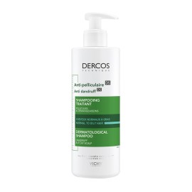 VICHY Dercos Anti Dandruff Shampoo, Αντιπιτυριδικό Σαμπουάν για Κανονικά/ Λιπαρά Μαλλιά - 390ml