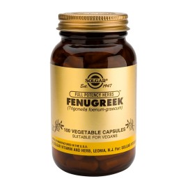 SOLGAR Fenugreek, Συμπλήρωμα για Μείωση της Χοληστερίνης - 100veg. caps