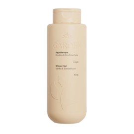 GARDEN Shower Gel Vanilla & Sandalwood, Αφρόλουτρο με Άρωμα Βανίλια & Σανδαλόξυλο -400ml