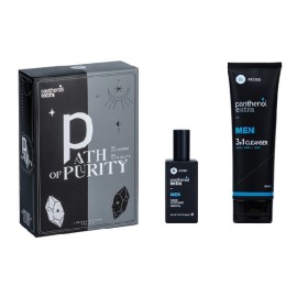 PANTHENOL EXTRA Men Promo - Path of Purity, Ανδρικό Face -Body -Hair Cleanser - 200ml & Ανδρικό Άρωμα, Wood /Chocolate /Oriental - 50ml, 1σετ