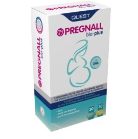 QUEST Pregnall Bio- Plus, Πολυβιταμίνη για Πρίν, Κατά την Διάρκεια και Μετά την Εγκυμοσύνη - 30caps & 30tabs