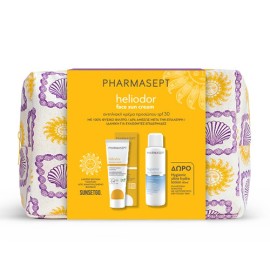 PHARMASEPT Heliodor Face Sun Cream SPF30, Αντηλιακή Κρέμα - 50ml & ΔΩΡΟ Hygienic Ultra Hydra Lotion - 80ml