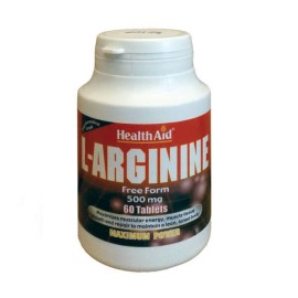 HEALTH AID L-Arginine 500mg, Αργινίνη - 60tabs