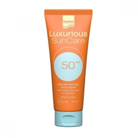 INTERMED Luxurious Sun Care Face Cream SPF50, Αντηλιακή Κρέμα Προσώπου - 75ml
