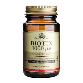 SOLGAR Biotin 1000μg - 50veg.caps