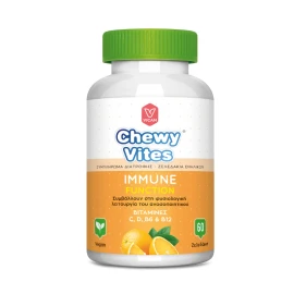 VICAN Chewy Vites Adults Immune Function, Μασώμενες Βιταμίνες Ενηλίκων για Φυσιολογική Λειτουργία του Ανοσοποιητικού - 60 ζελεδάκια