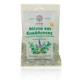 GARDEN Καραμέλες για το Λαιμό, Μέντα & Ευκάλυπτος - 60gr