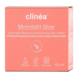 CLINEA Moonlight Glow Gel in Balm, Κρέμα Νύχτας Λάμψης & Αναζωογόνησης - 50ml