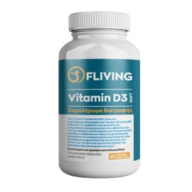 FLIVING Vitamin D3 2000IU, Συμπλήρωμα Διατροφής με Βιταμίνη D3 -60softgels