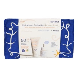 kORRES Promo Yoghurt Sunscreen Face & Eyes Cream Spf50, Αντηλιακή Κρέμα Προσώπου+Ματιών -50ml & ΔΩΡΟ Smart Probiotic Super Serum, Ορός Προσώπου -15ml & Νεσεσέρ, 1σετ