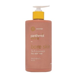 PANTHENOL EXTRA Bare Skin 3in1 Cleanser, Γυναικείο Αφρόλουτρο & Σαμπουάν - 500ml
