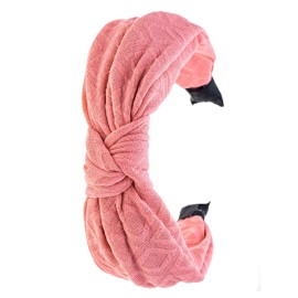 NOVITA Γυναικεία Στέκα Μαλλιών με Κόμπο, Ροζ