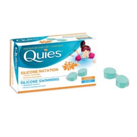 QUIES Kids Silicome Swimming Ear Plugs, Ωτοασπίδες Σιλικόνησ για Παιδιά - 3 ζεύγη
