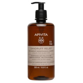 APIVITA Dry Dandruff Shampoo Eco Pack, Σαμπουάν Κατά Της Ξηροδερμίας με Σέλερι & Πρόπολη -500ml