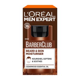 LOREAL PARIS Men Expert BarberClub Beard & Skin Moisturiser, Ενυδατική Κρέμα για Πρόσωπο & Γένια - 50ml