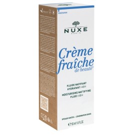 NUXE Creme Fraiche De Beaute Moisturising Mattifying Fluid - 48ωρη Ενυδατική Κρέμα Ελαφριάς Υφής με Ματ Αποτέλεσμα - 50ml