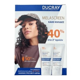 DUCRAY Melascreen Fluid SPF50+, Λεπτόρρευστη Αντηλιακή Κρέμα Κατά των Κηλίδων - 2τεμ x 50ml