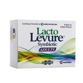 UNI-PHARMA Lacto Levure Symbiotic, Adults, Συμπλήρωμα Διατροφής Προβιοτικών - 20 φακελίσκοι