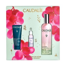CAUDALIE Promo Prep & Glow Bestsellers/ Beauty Elixir, Νερό Ενυδάτωσης -100ml & ΔΩΡΟ Ορός κατά των Κηλίδων -10ml & Μάσκα Αποτοξίνωσης -15ml, 1σετ