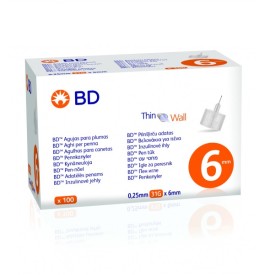 BD MEDICAL Βελόνες για Πένα Ινσουλίνης 31GX 6mm - 100 τεμ