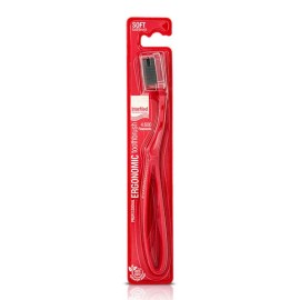INTERMED Professional Ergonomic Toothbrush Soft Red 4600 Ίνες, Οδοντόβουρτσα - 1τεμ