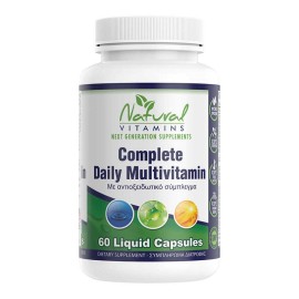 NATURAL VITAMINS Complete Daily Multivitamin, Πολυβιταμίνη - 60caps