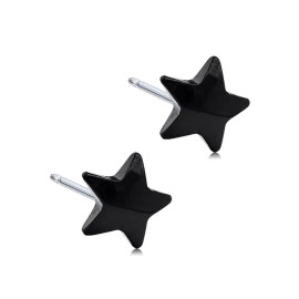 BLOMDAHL BlaclTitanium Star 8mm E / 242, Σκουλαρίκια από Τιτάνιο - 1 ζευγάρι