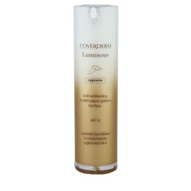 COVERDERM Luminous Supreme Skin Whitening Cream SPF15, Λευκαντική Κρέμα Προσώπου - 30ml