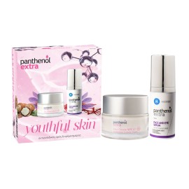 PANTHENOL EXTRA Σετ Youthful Skin, Day Cream SPF15 - 50ml & Face and Eye Serum - 30ml