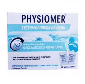 PHYSIOMER Ανταλλακτικά Φακελάκια για Σύστημα Ρινικών Πλύσεων  - 30τεμ